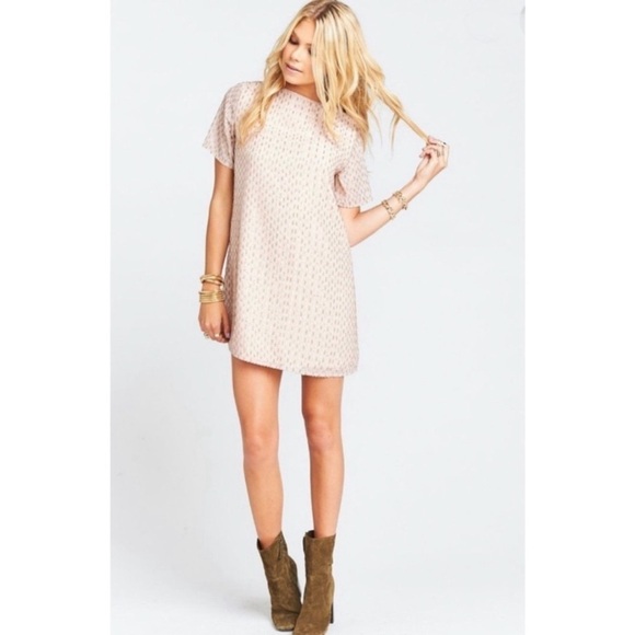 Show Me Your MuMu Dresses & Skirts - Show Me Your Mumu Waterfall Sequin Demi Dress Blush